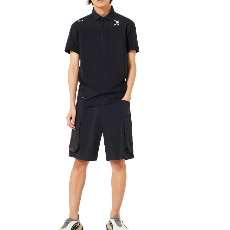 Мужские шорты Oakley Wide Cargo Shorts (черные) — фото 4