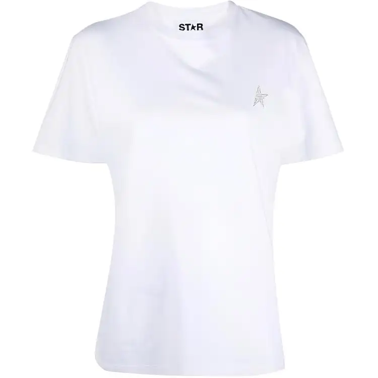 【Previous Season】glitter-logo cotton T-shirt