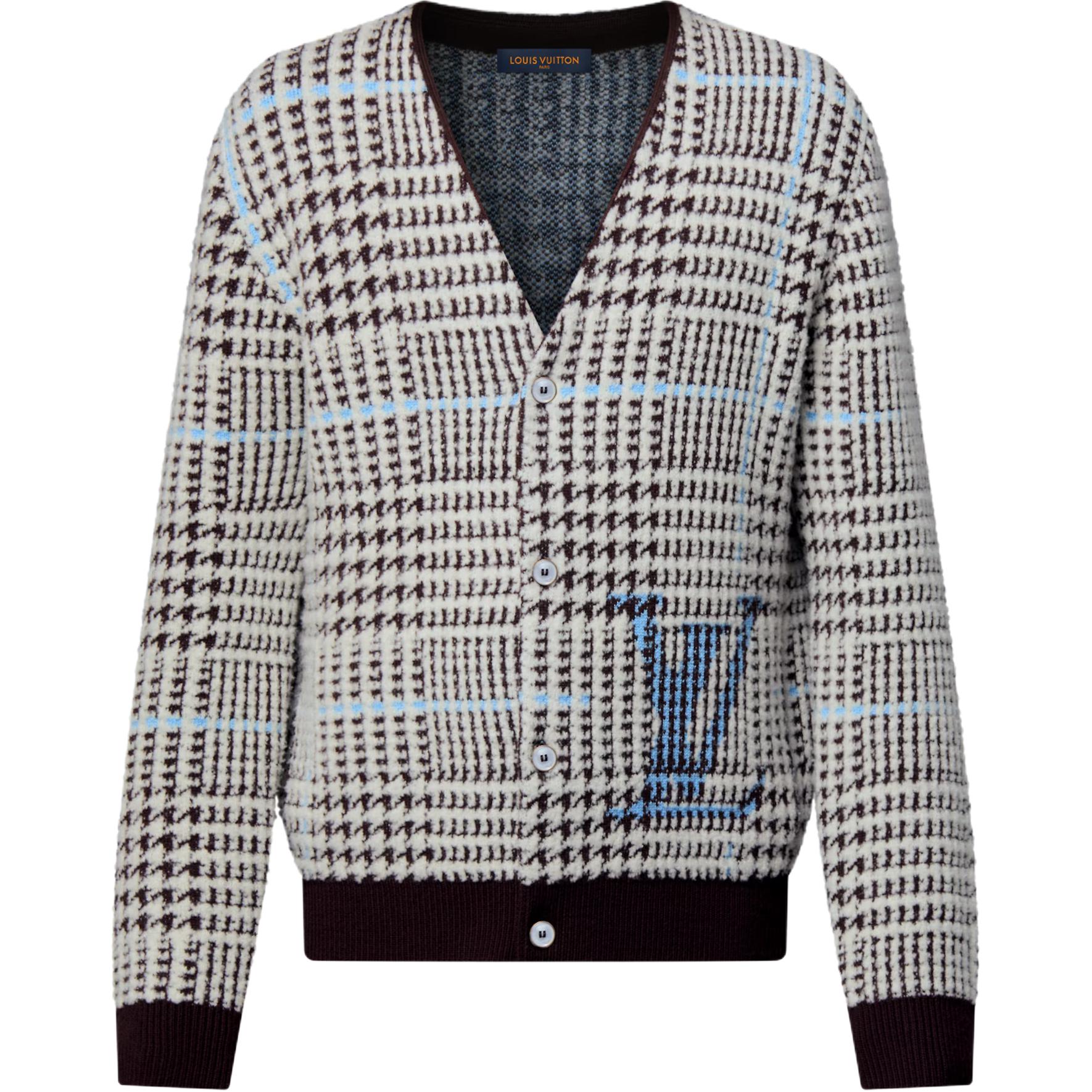 Мужской кардиган Louis Vuitton SS26 (в клетку)