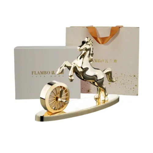 Elite sophisticated accessory for auto solar-powered, perfume, universal aromatherapy, metal gift box