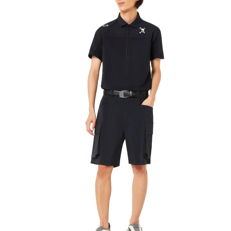 Мужские шорты Oakley Wide Cargo Shorts (черные) — фото 7