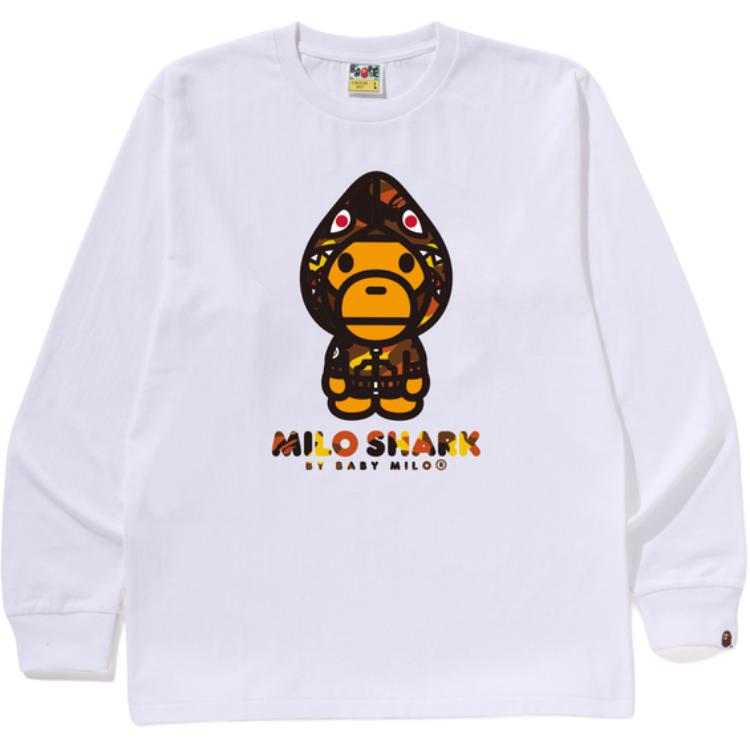 Мужской лонгслив A BATHING APE (черный)