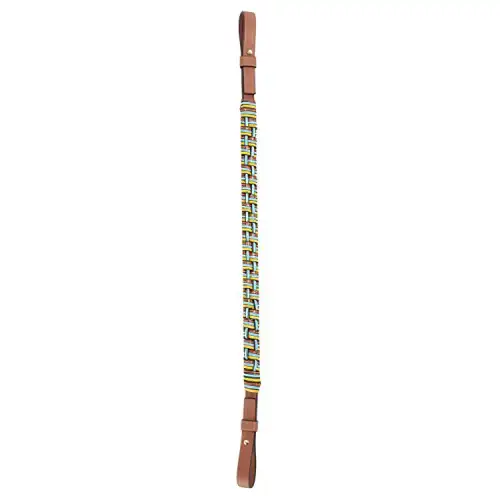 LOEWE Calfskin Bag Straps Women's Tan/Multicolor