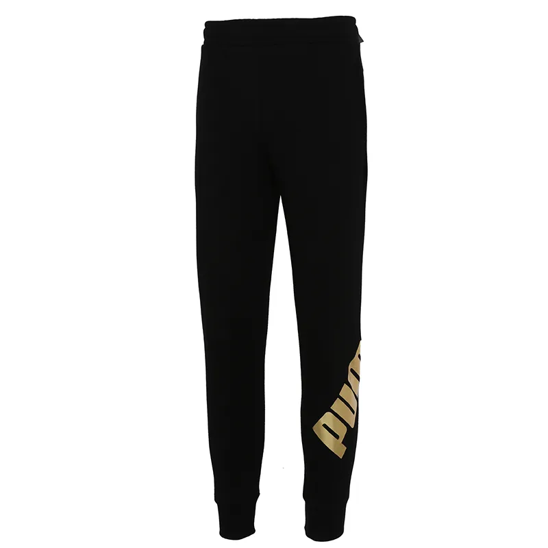 PUMA Big Logo Pant Knitted Sweatpants Men's Black