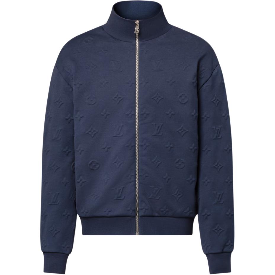 LOUIS VUITTON SS26 Early Spring Men's Series Monogram embossed sweatshirt long-sleeved sweater for men
