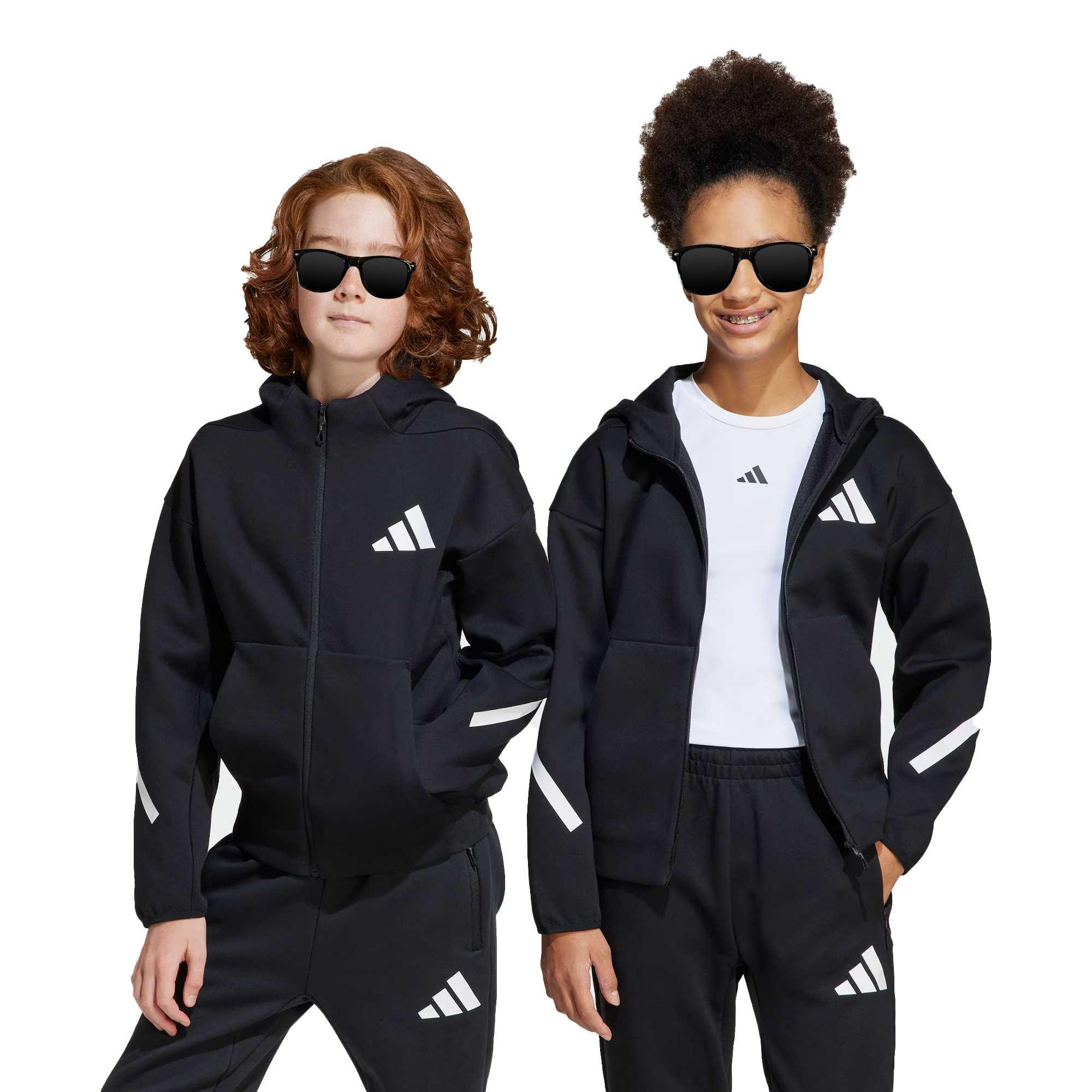 Куртка adidas (черно-белый) — фото 5
