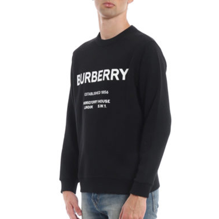Мужское худи Burberry (черное) — фото 6