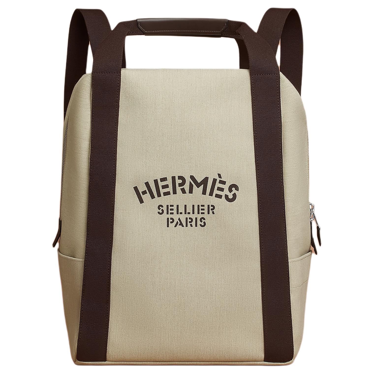 Мужской рюкзак Hermes Groom Backpack (бежевый)