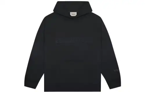 Fear Of God Essentials X Ssense Pullover Hoodie Applique Logo