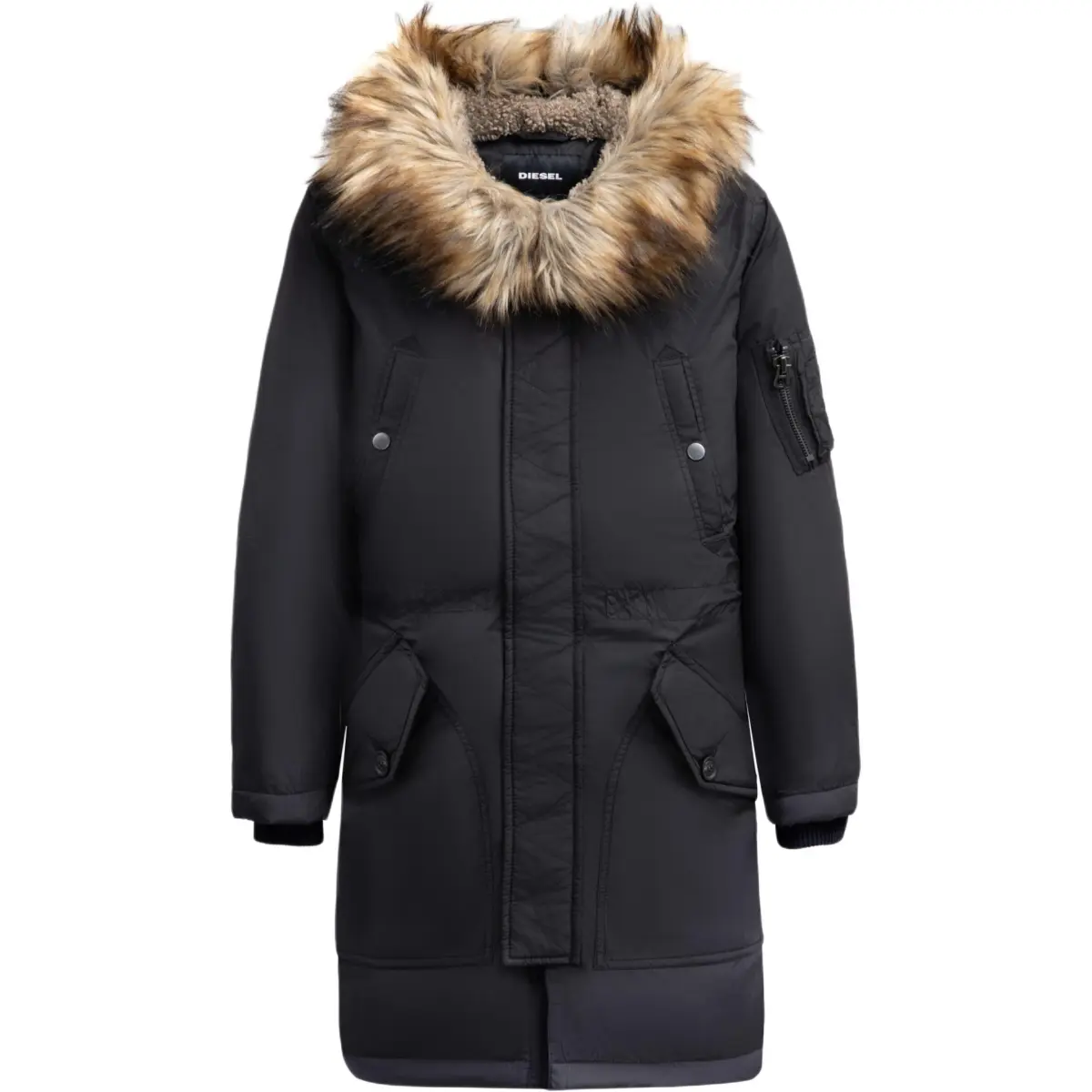 DIESEL FW22 Puffer Jacket Men's Black
