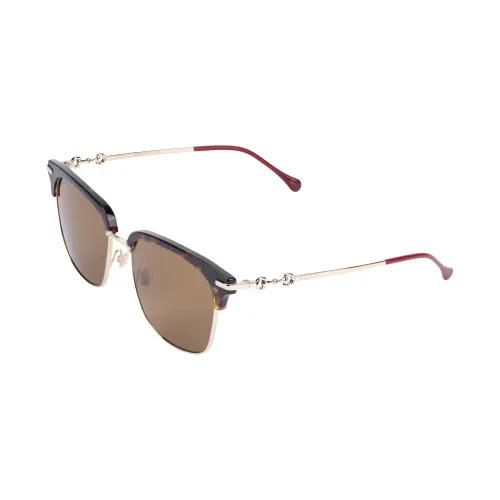 GUCCI Horsebit Oval Sunglasses Unisex