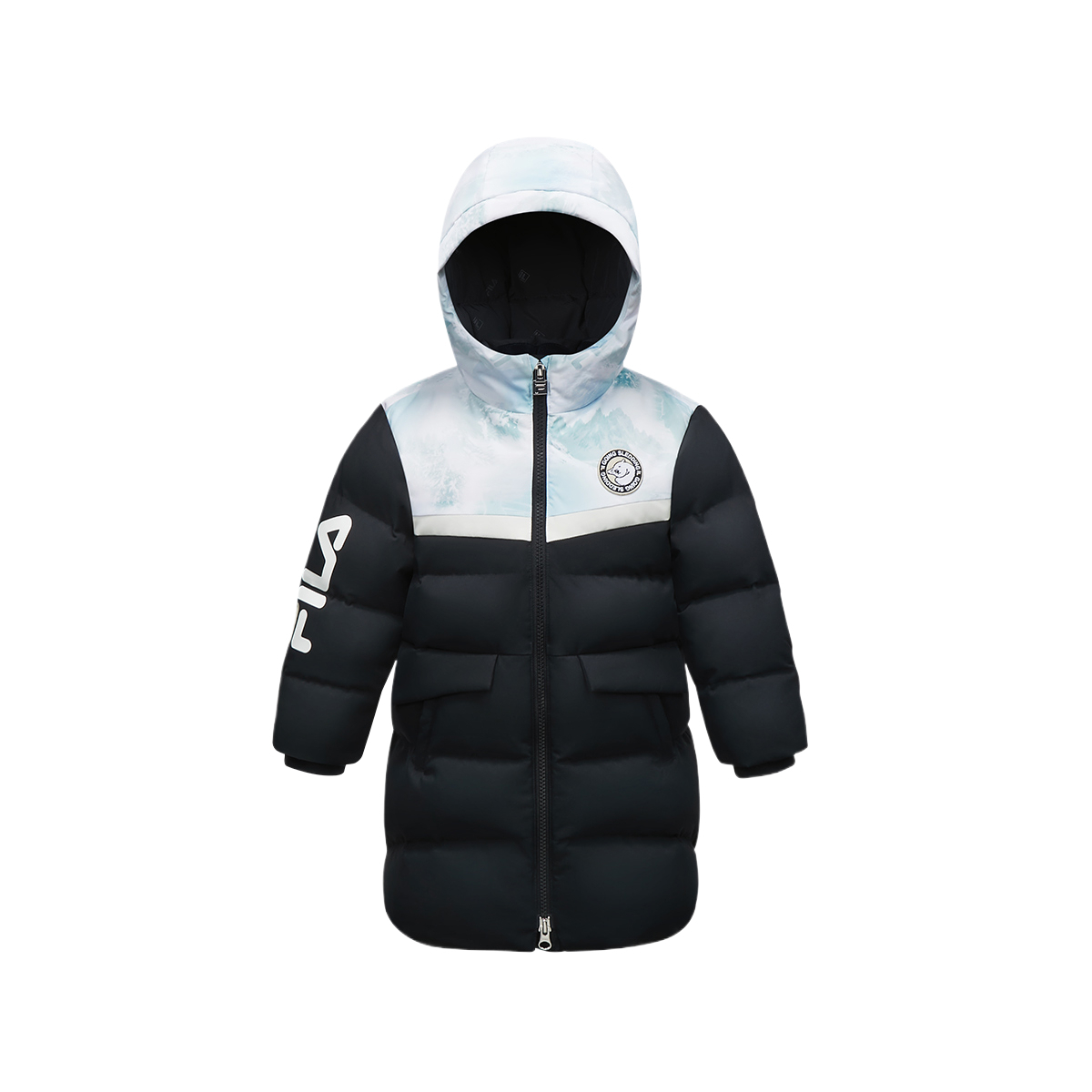 Куртка Fila WHITE LINE (черно-белая)