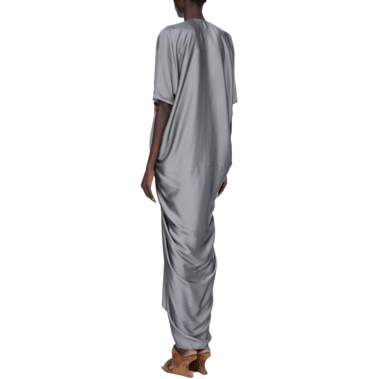 Платье RICK OWENS/RO (серое) — фото 4