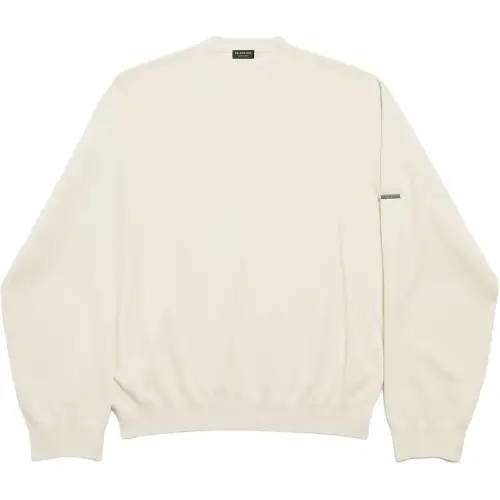 Balenciaga Garde robe FW25 Cashmere Sweater Regular Fit Men's