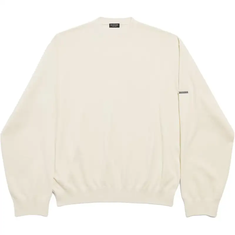Balenciaga Garde robe FW25 Cashmere Sweater Regular Fit Men's