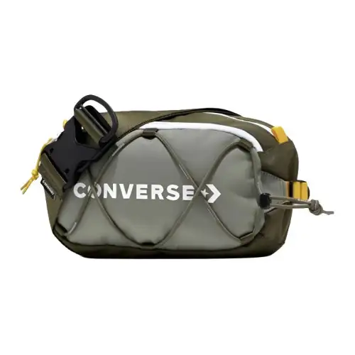 Converse Polyester Sling Bag, Fanny Pack Unisex Light Army Green