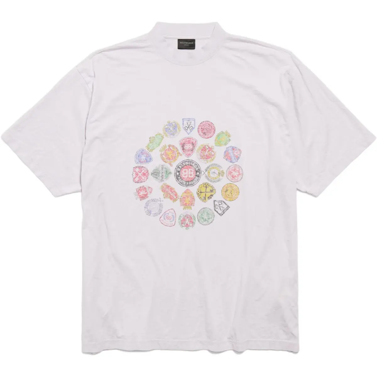 Balenciaga printed crew-neck T-shirt