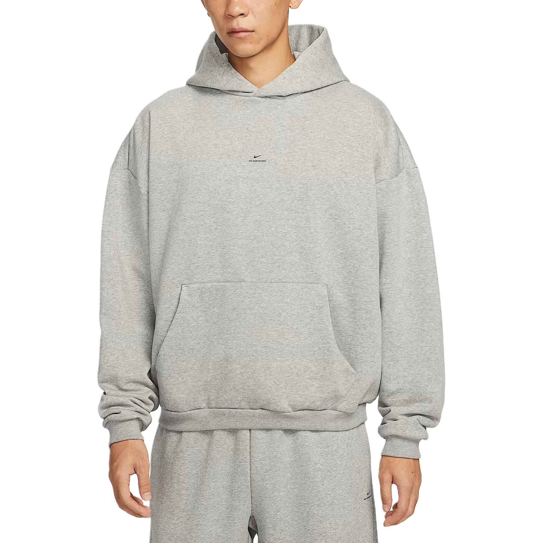 Мужское худи Nike Nike Standard Issue Therma-FIT (серое)