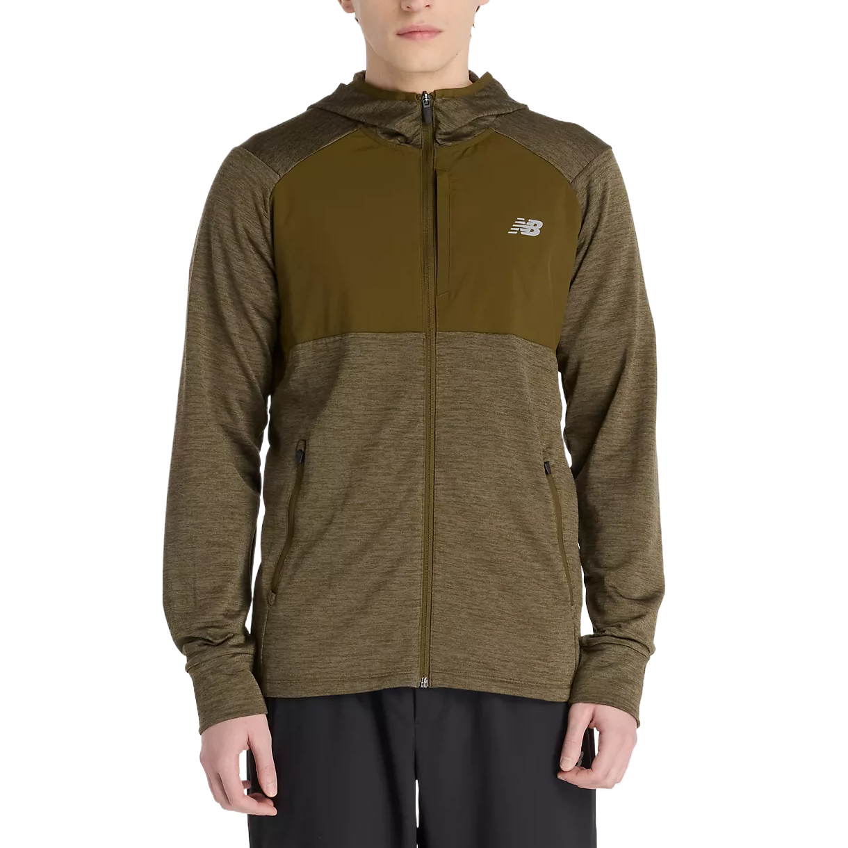 Мужская куртка New Balance Heat Grid (черная)