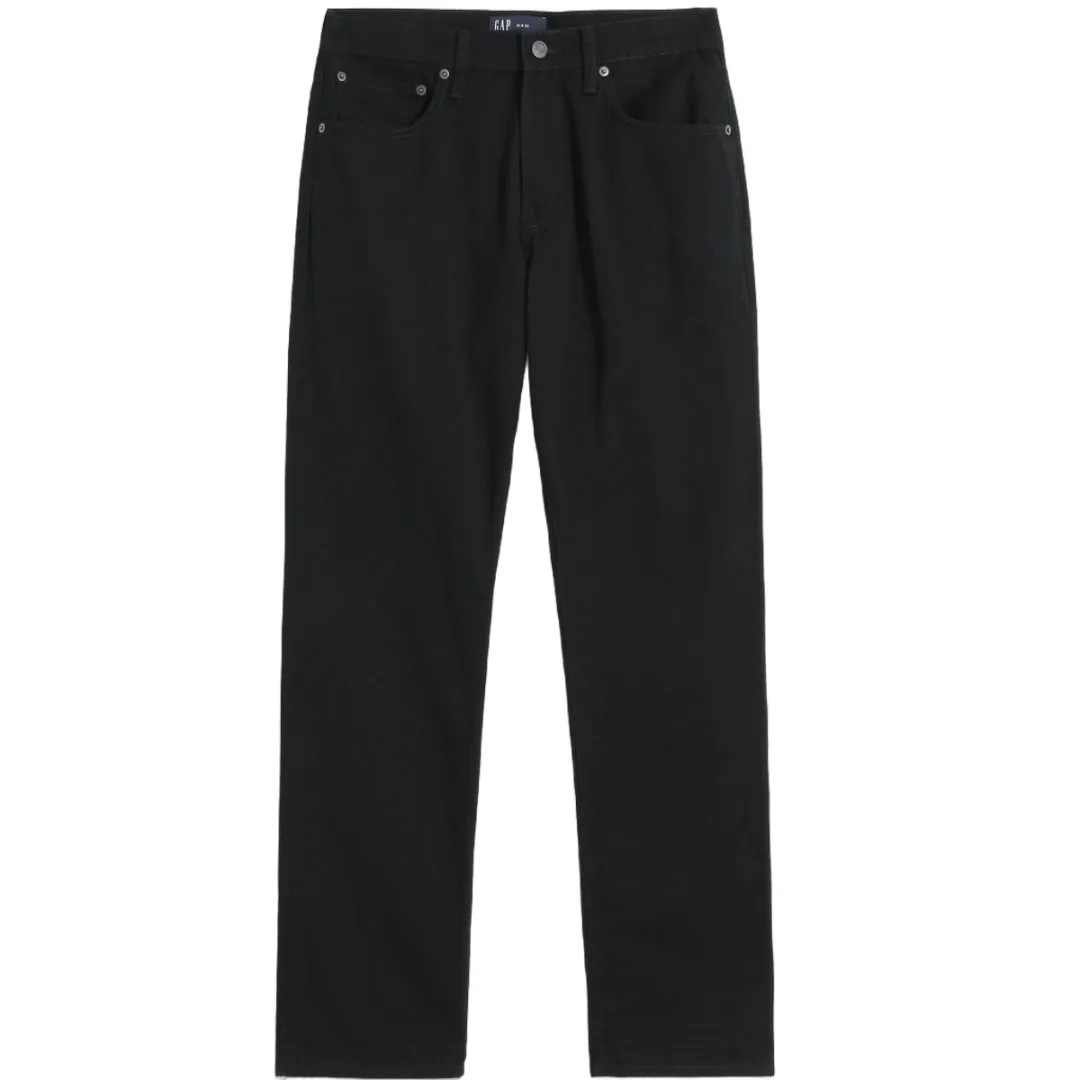 GAP Jeans Men's Black Moderate Straight Fit Pants
