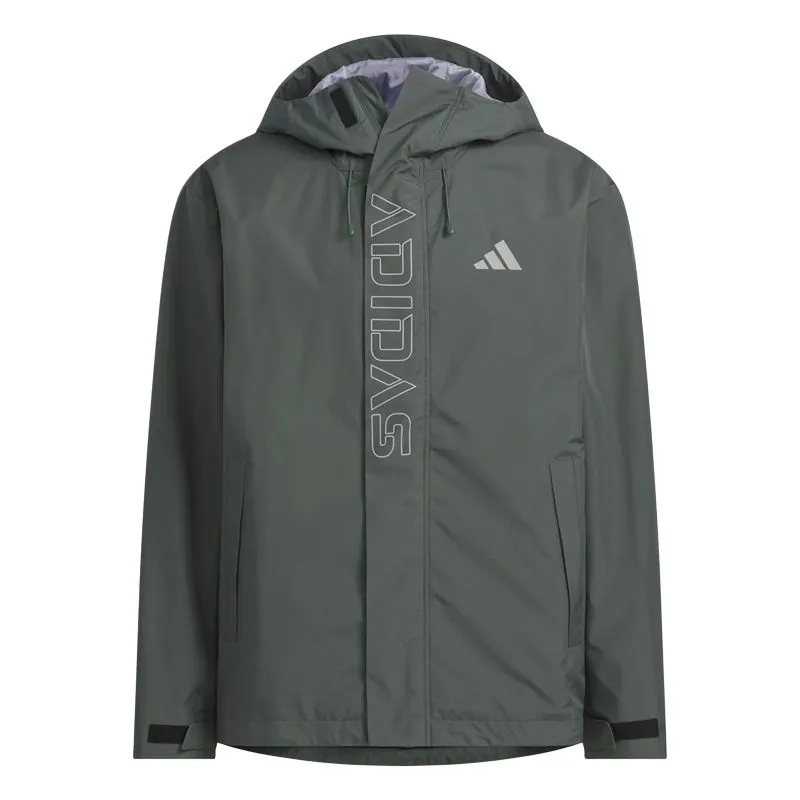 Adidas Casual Jackets Unisex Ivy Green Hooded Moderate Other