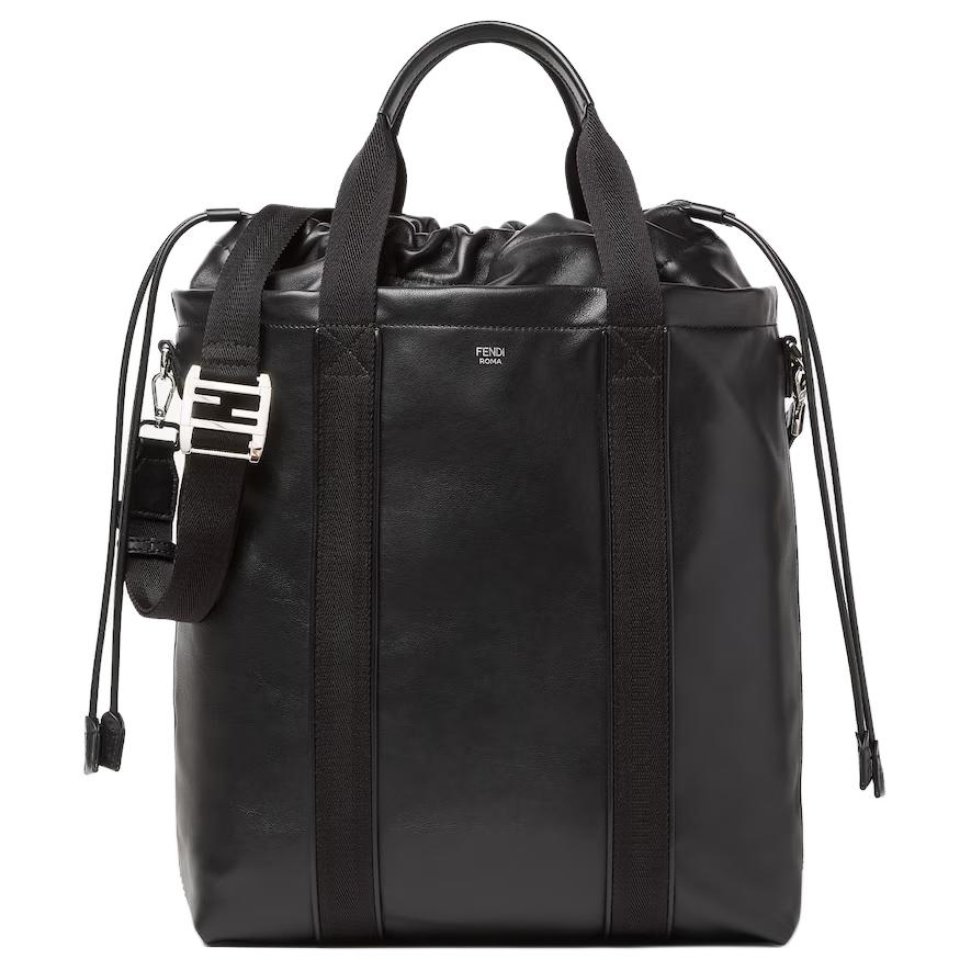Мужская сумка тоут Fendi Flux (черная)