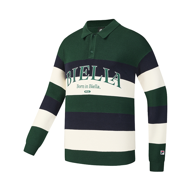Мужской свитер Fila TENNIS (зеленый)