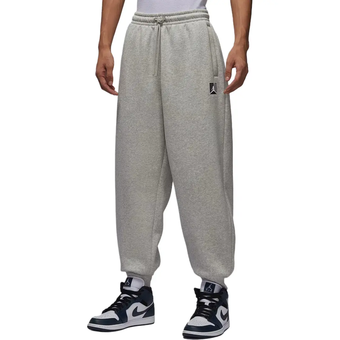 Jordan Brooklyn Fleece Comfortable Fleece Lined Lace Up Elastic Cuff Knitted Sweatpants Men's