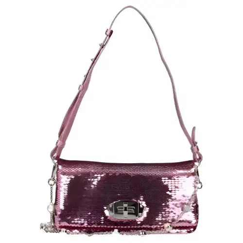 MIU MIU Leather Handbag, Shoulder Bag Mini Women's Pink