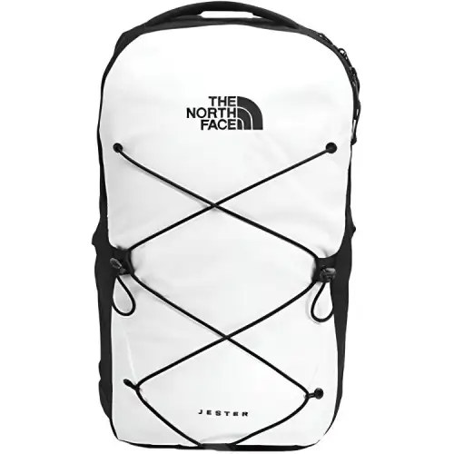 THE NORTH FACE Jester 27L Backpack Outdoor Bag Abrasion Resistant White Men's