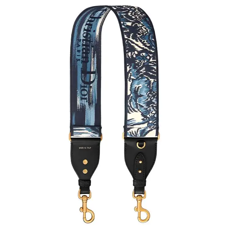 DIOR Fabric Bag Straps Women's Blue