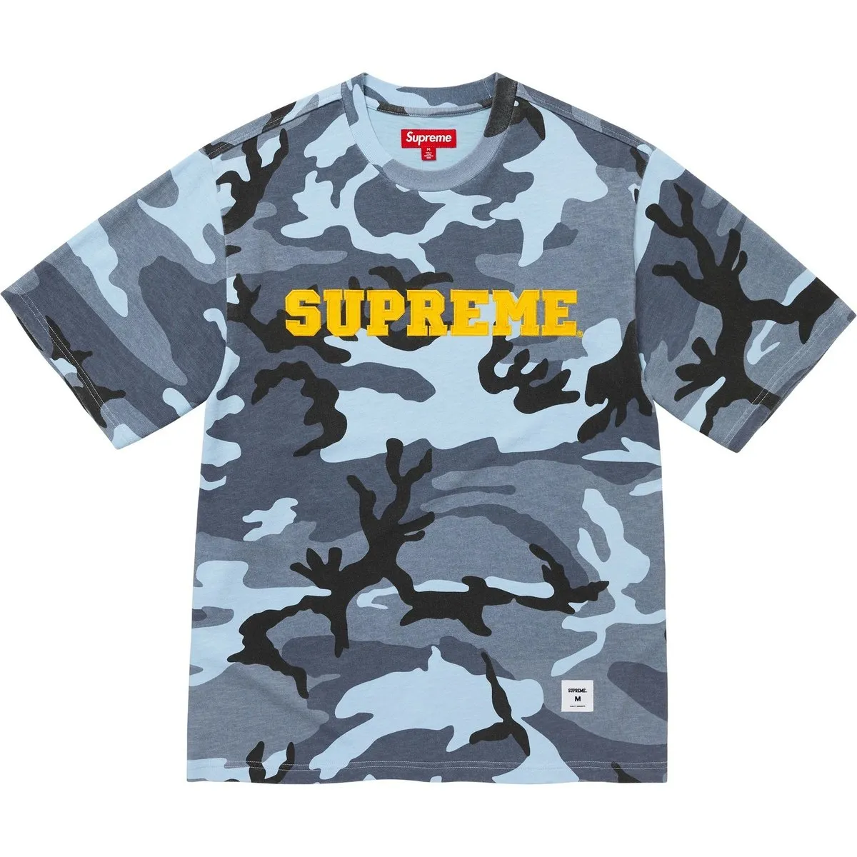 Supreme FW25 WEEK9 Collegiate Appliqué S/S Top T Shirt Unisex