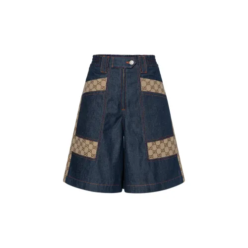 GUCCI Casual Shorts Women's Blue Moderate
