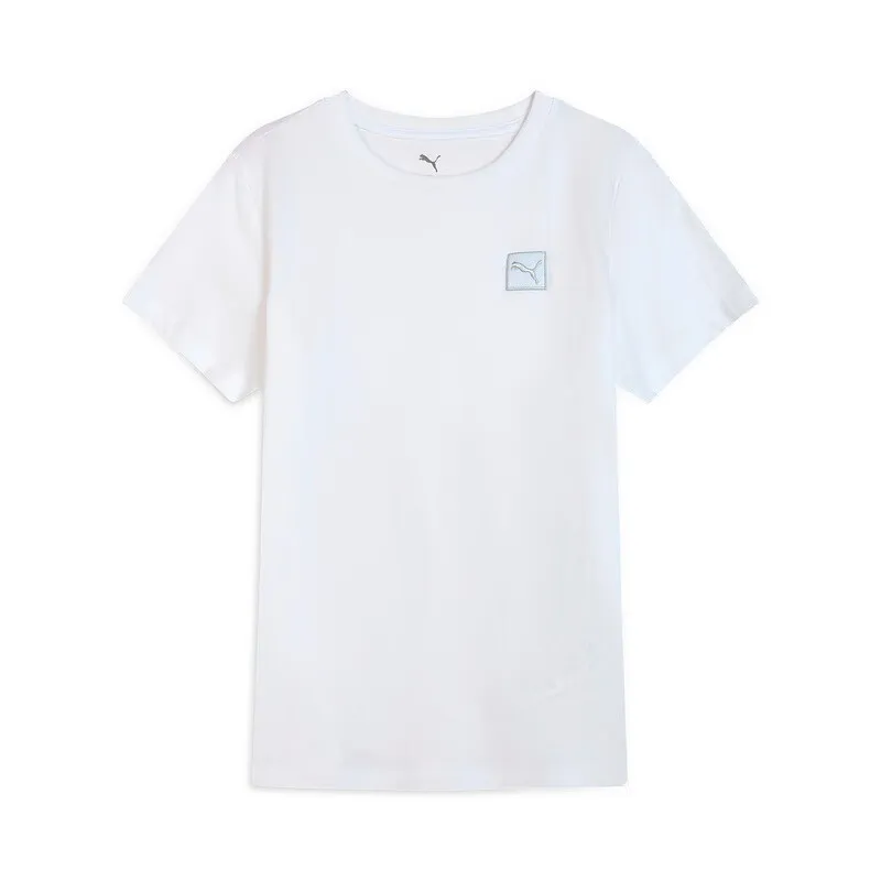 PUMA Drop Shoulder Sleeve T Shirt Women's White