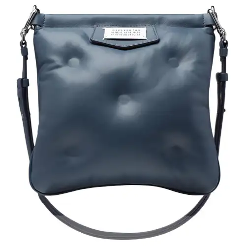 Maison Margiela Sheepskin Shoulder Bag, Crossbody Bag Women's Blue