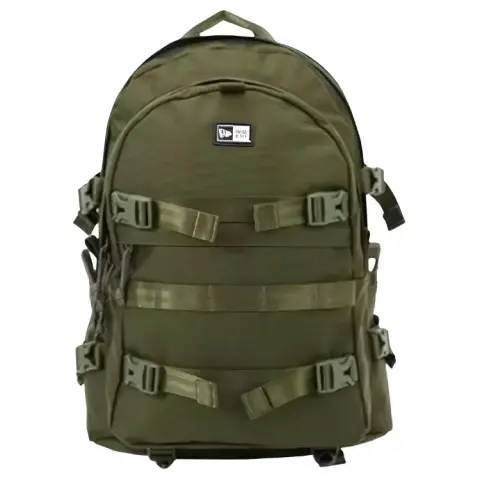 New Era Fabric Backpack Unisex Olive Green