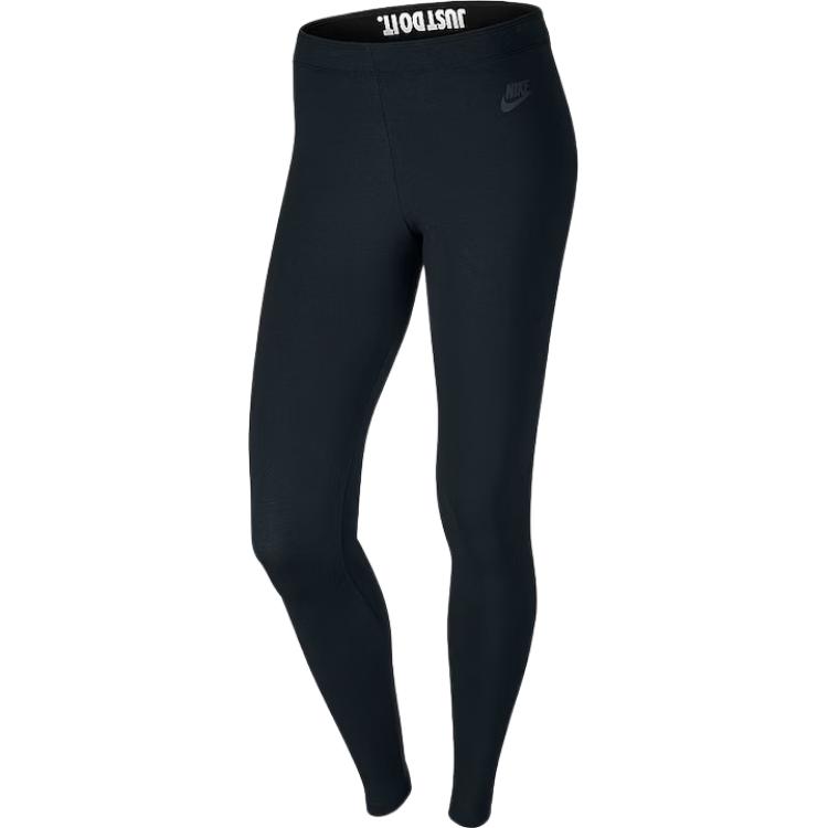 Женские штаны Nike Dri-Fit Leg-A-See Just Do It (черные)