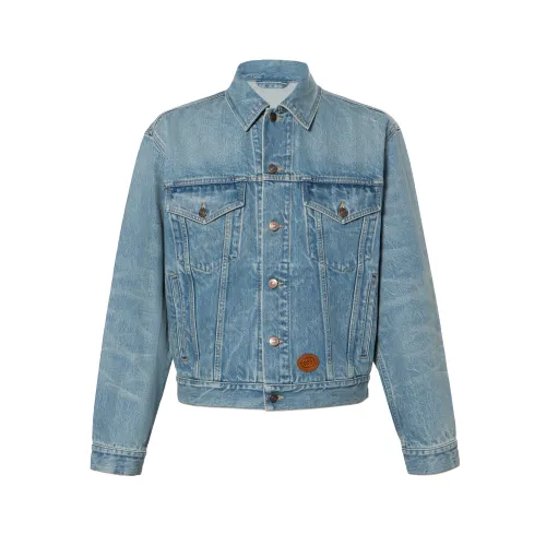 GUCCI x Disney Denim Jacket Men's Light Blue