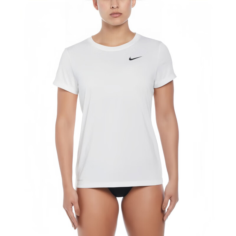 Женская футболка Nike Dri-Fit Swim Hydrogaurd (черная)