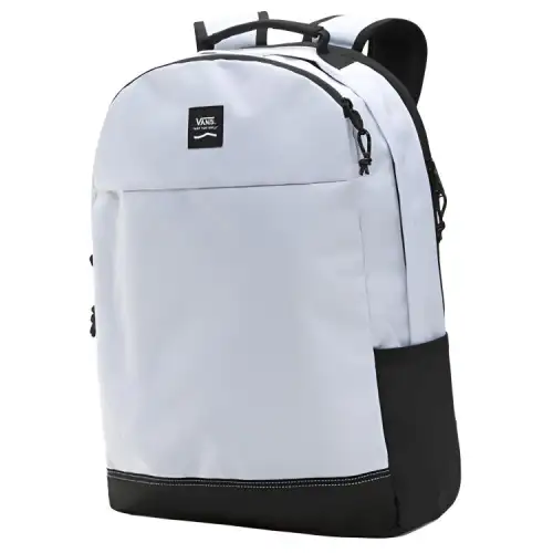 Vans Minimalist Style Polyester Backpack Unisex White