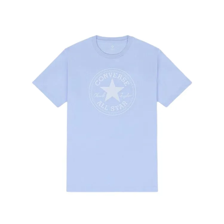 Converse T-Shirts Unisex Blue Crew Neck Moderate