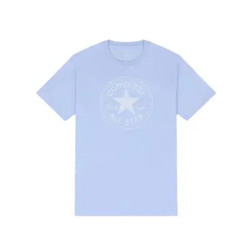 Converse T Shirts Unisex Blue Crew Neck Moderate