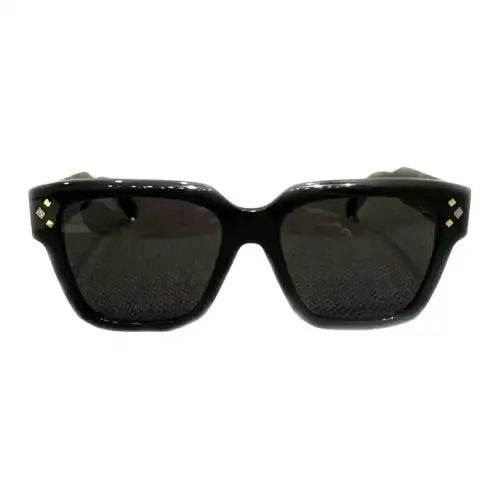 DIOR Acetate Rectangular Sunglasses Men's Black