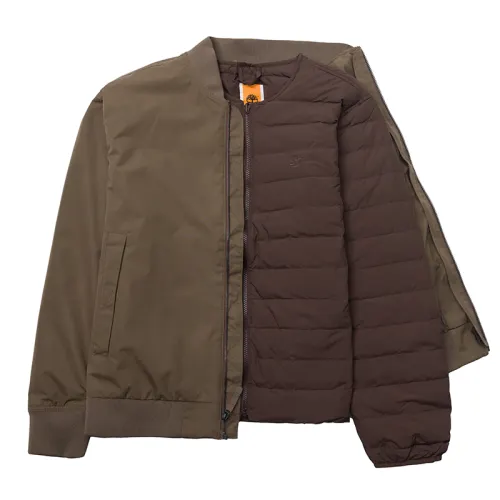 Timberland AF Water Resistant 3in1 Bomber Down Jacket Men's Brown