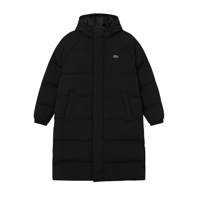 Мужской пуховик LACOSTE (черный)