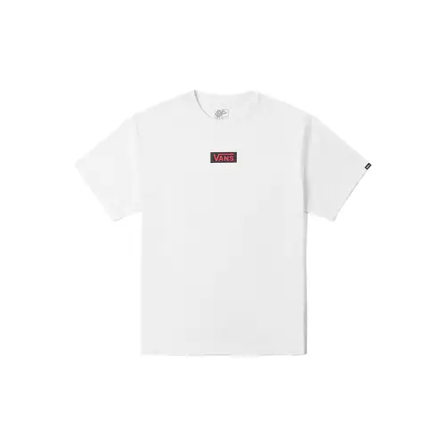 Vans T Shirts Unisex White Crew Neck Moderate
