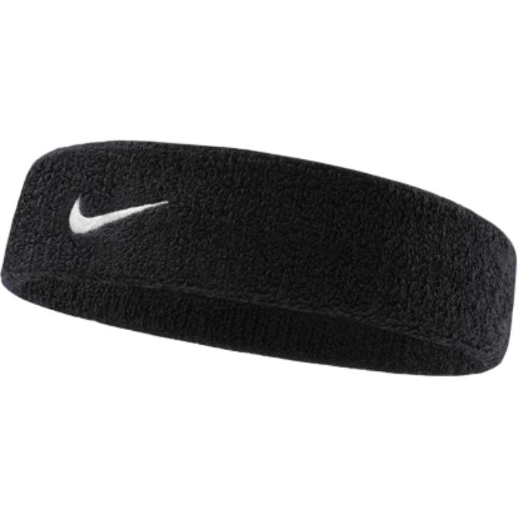 Nike Comfortable durable black headband, antiperspirant for men and women