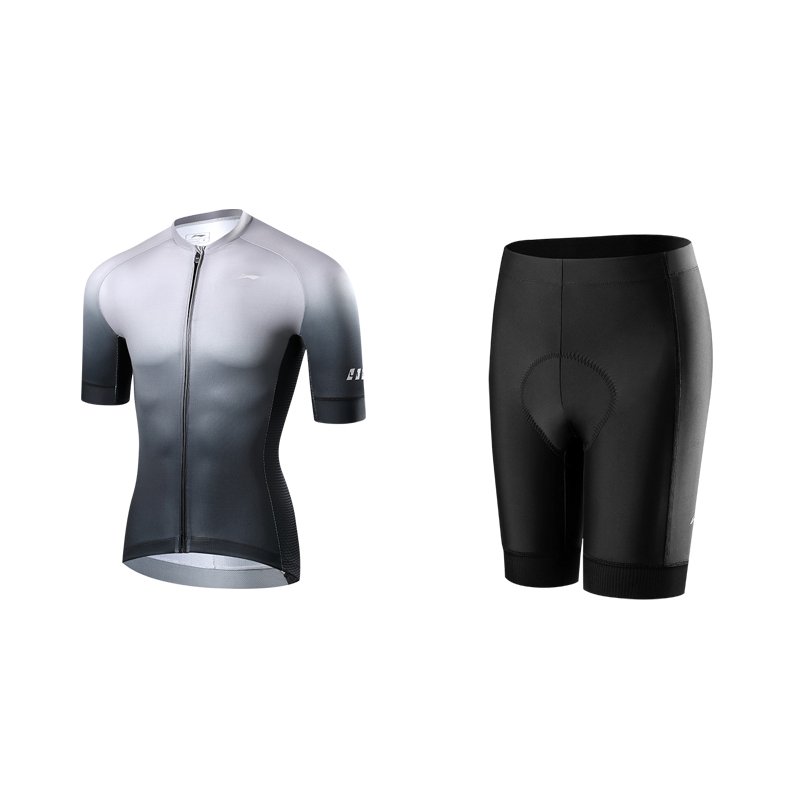 Li Ning Cycling Suit Unisex Gradient Black