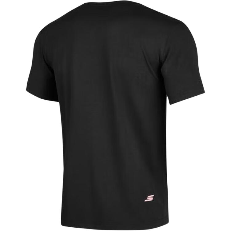 Skechers Quick Dry T Shirts Unisex Carbon Black