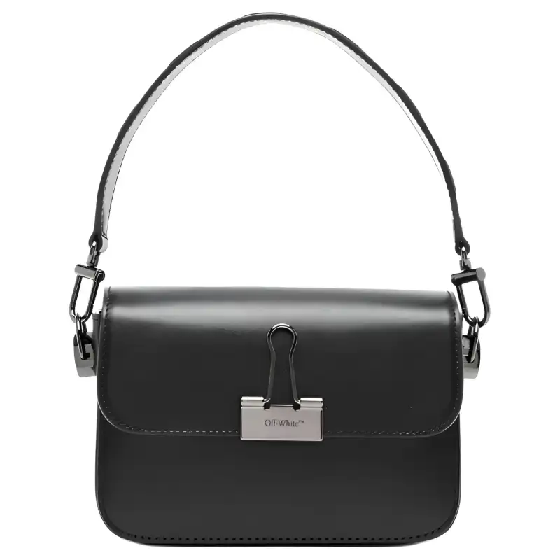 OFF-WHITE Plain Binder Small Shoulder Bag 'Black'